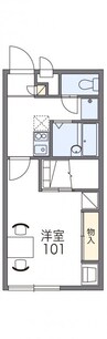 予讃線・内子線/国分駅 徒歩14分 1階 築22年 1Kの間取り