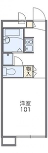 高松琴平電気鉄道<ことでん琴平線>/仏生山駅 徒歩6分 1階 築24年 1Kの間取り