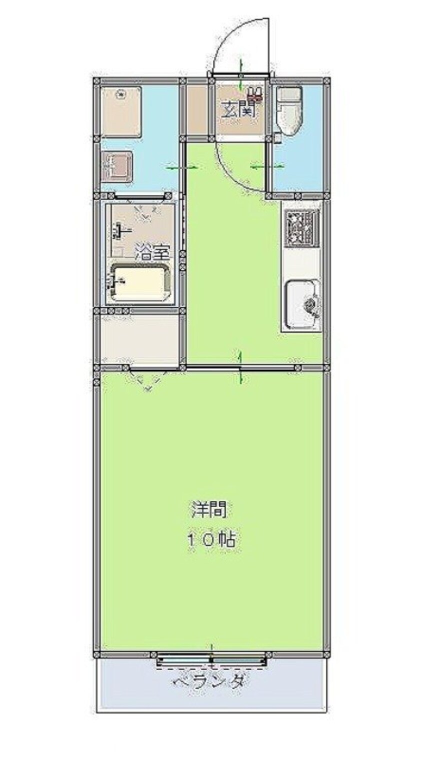 間取図 コンフォート松縄