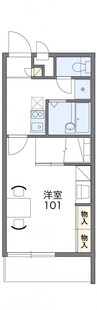 予讃線・内子線/高松駅 バス:11分:停歩6分 3階 築18年 1Kの間取り