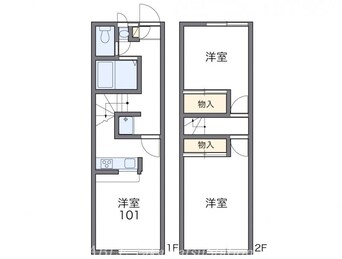 間取図 レオパレスＭ