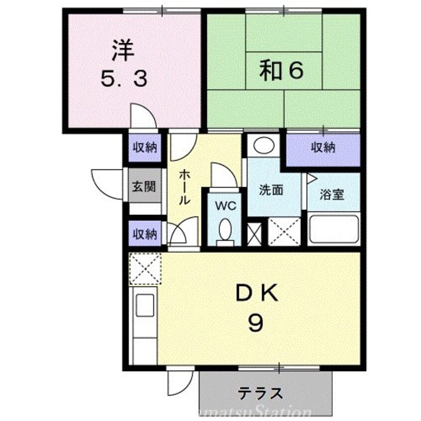 間取図 ニューエルディム土居