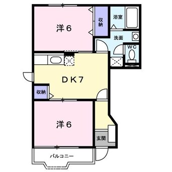 間取図 エターナル・パレスＢ