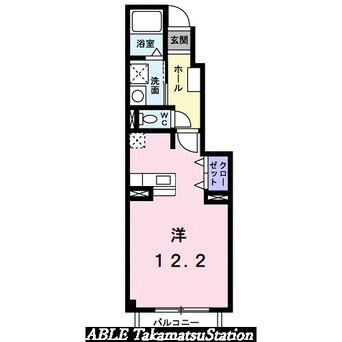 間取図 シャン・ミリューⅡＤ