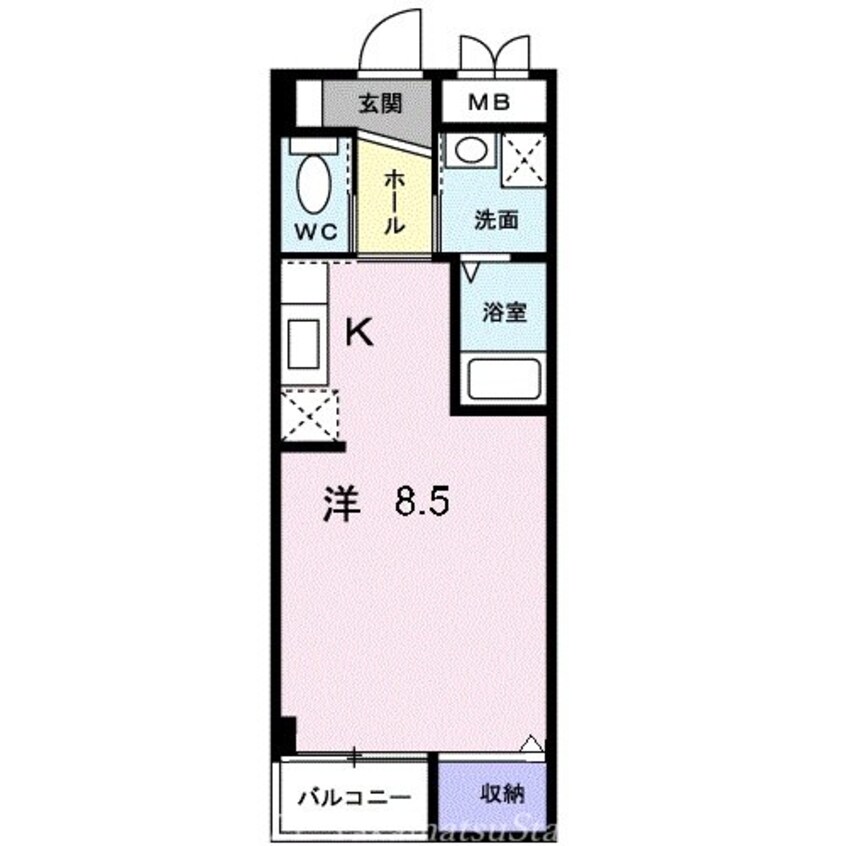 間取図 メゾン　グランディール