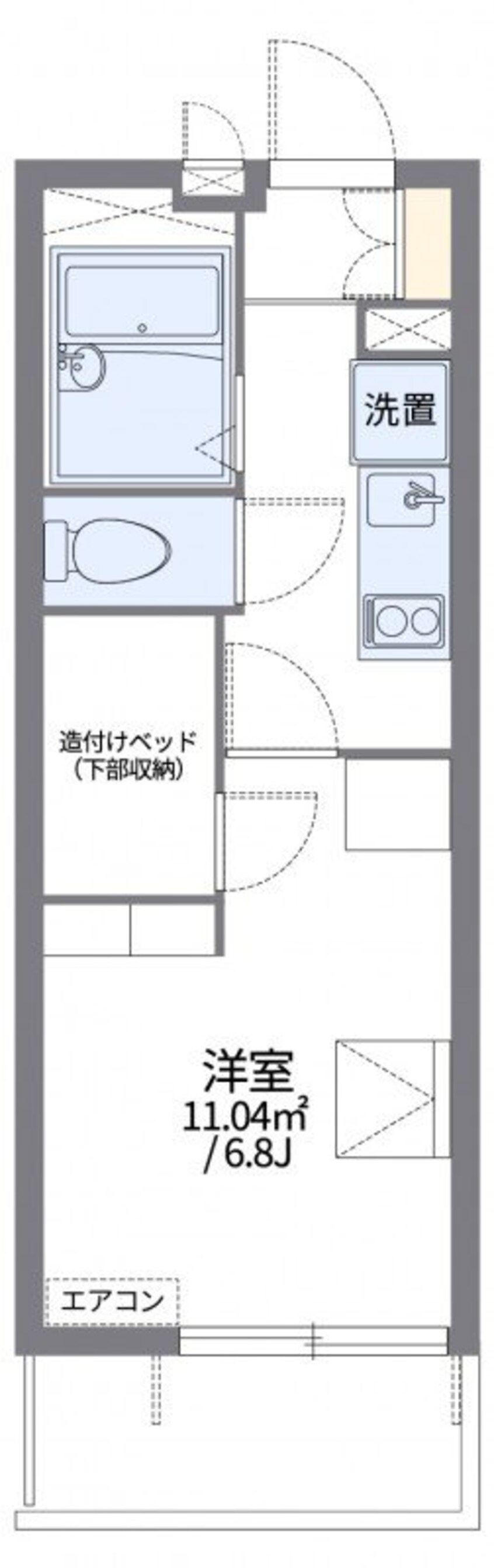 間取図 レオパレスアルブルヴィラージュ