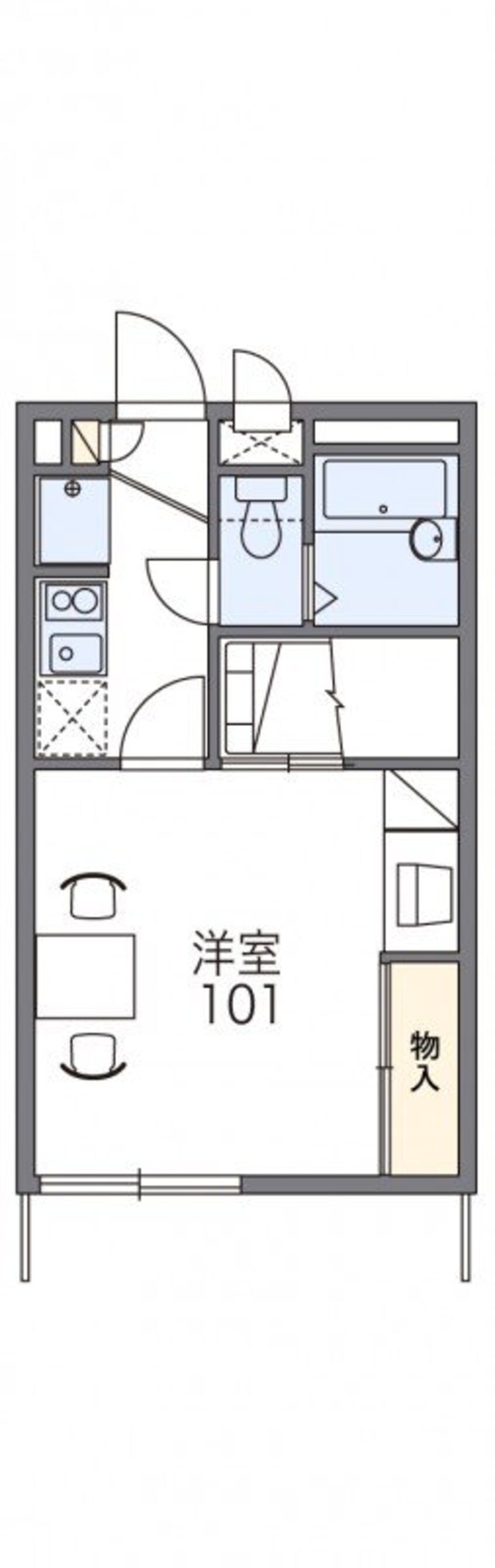 間取図 レオパレスワイドフォレスト