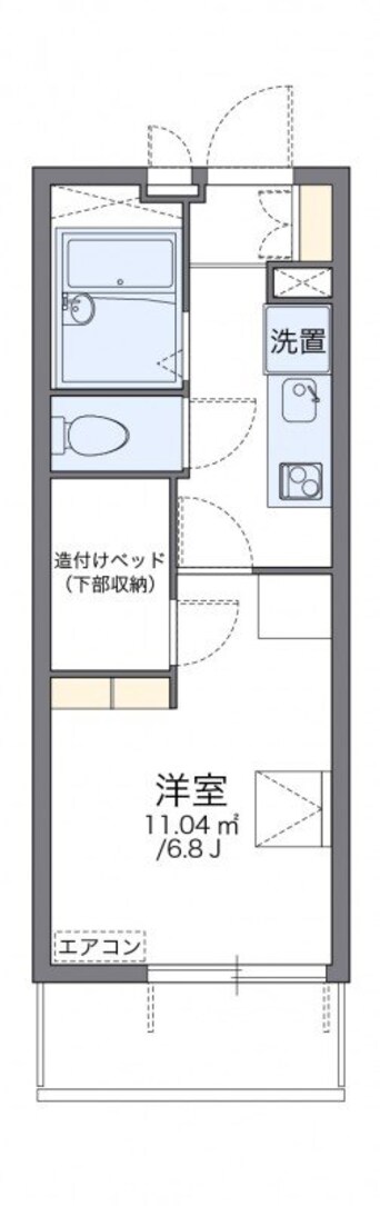 間取図 レオパレスベトレーテンナーベ