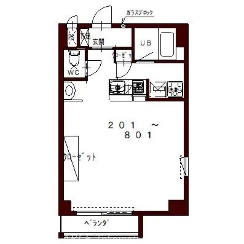 間取り図 コリドールベイ