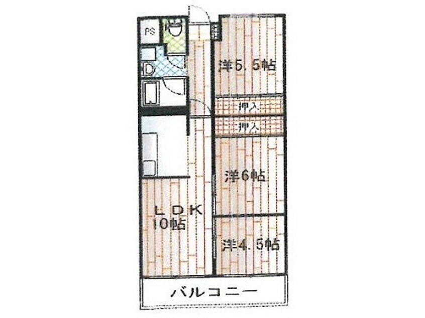 間取図 ハイマート屋島