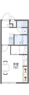 レオパレスＳｅｔｏＬａｎｄ髙橋 1Kの間取り