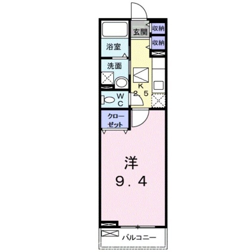 間取図 ボヌール　レイワＢ