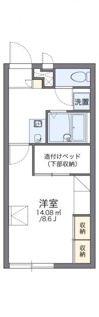 間取図 レオパレスニュー屋島