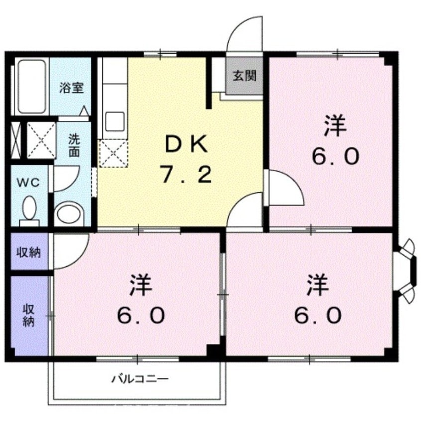 間取図 ハイツトミー