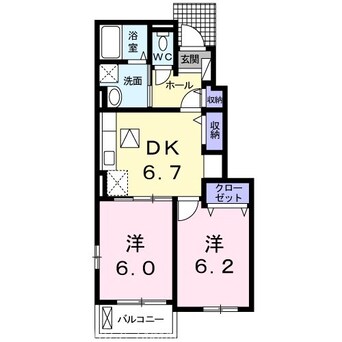 間取図 リバーサイド本山　Ｌ