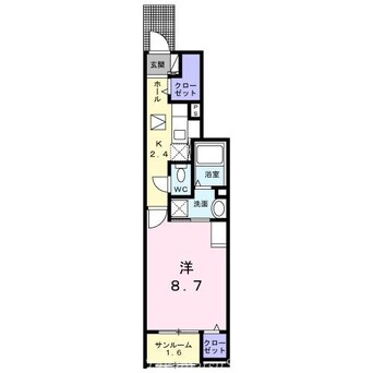 間取図 エスポワールＡ