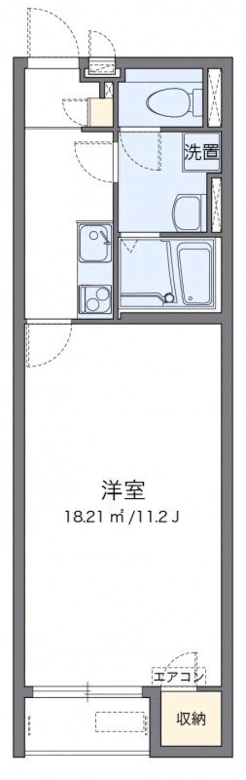 間取図 クレイノ福江