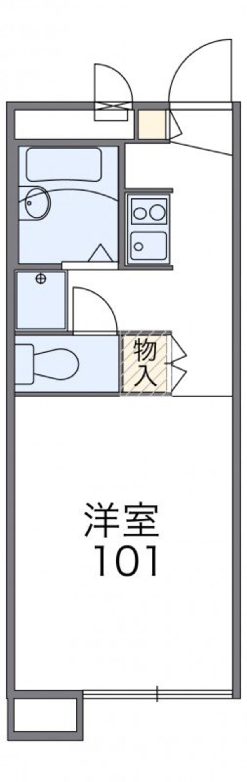 間取図 レオパレスさくら