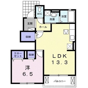 間取図 フレスクーラＡ