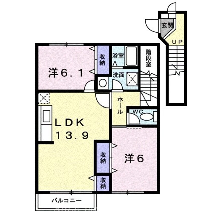 間取図 フォー・シーズンズ　Ａ棟