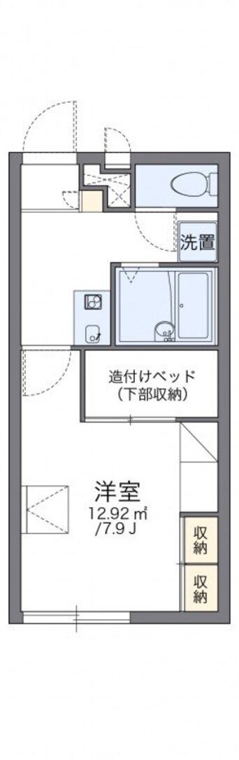 間取図 レオパレスＨｉｒｏ