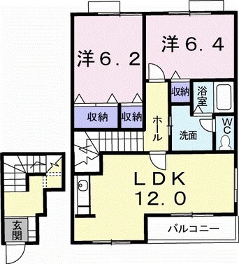 間取図 ル・シエル　Ａ