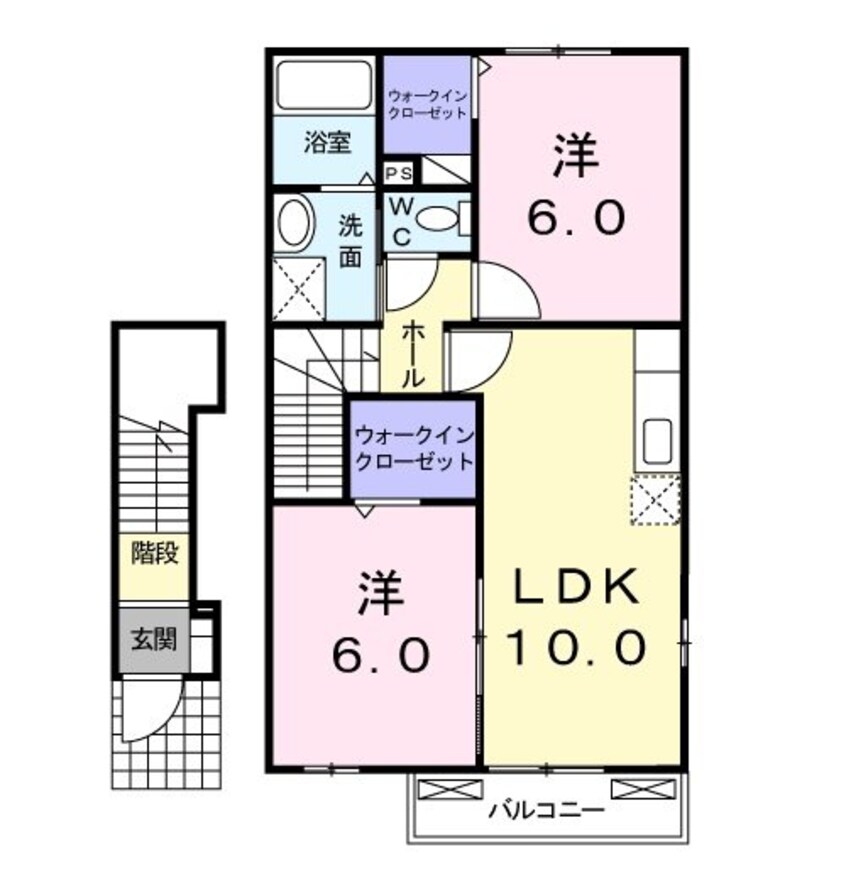 間取図 クレセント　コート　Ⅲ