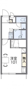 高松琴平電気鉄道<ことでん長尾線>/元山駅 徒歩10分 1階 築22年 1Kの間取り