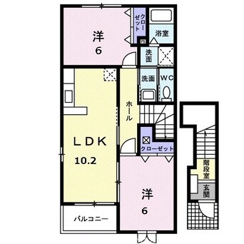 間取図 ヴィラージュⅣ