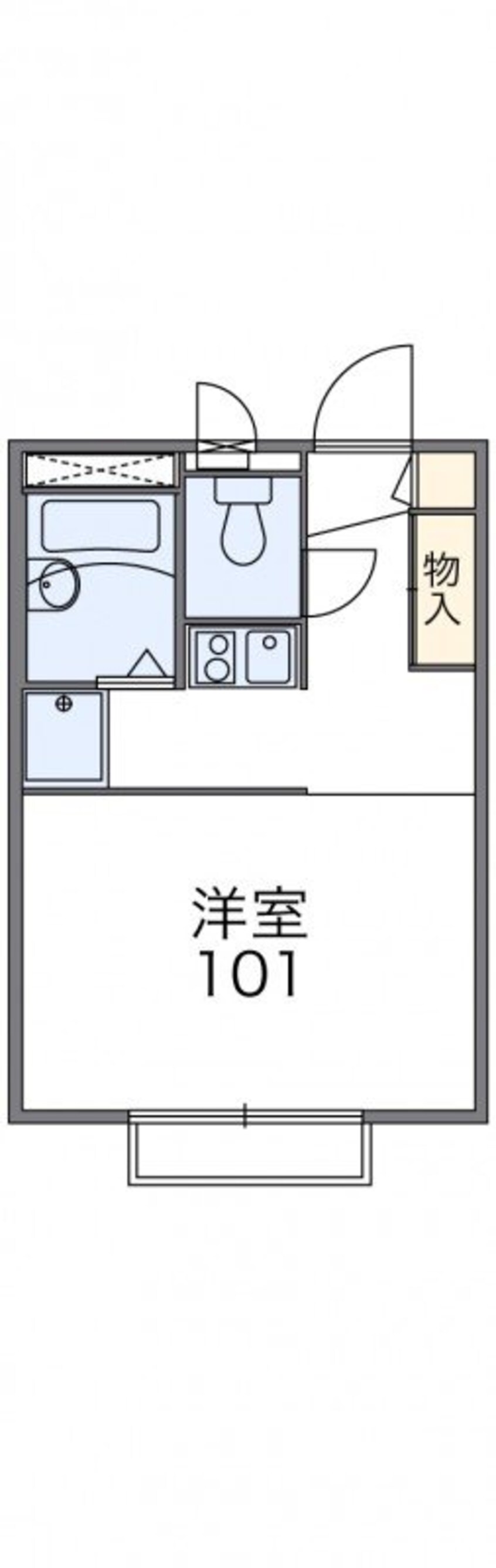 間取図 レオパレスブルーマリンⅡ