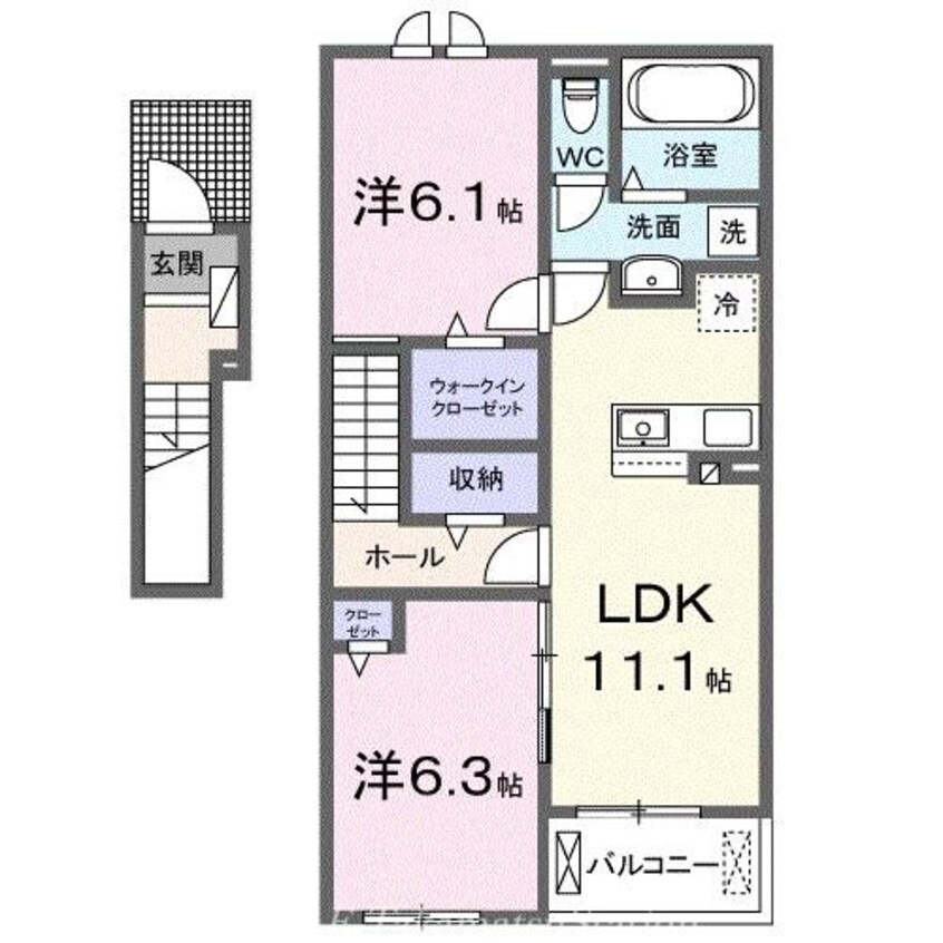 間取図 ウィンクルムＡ