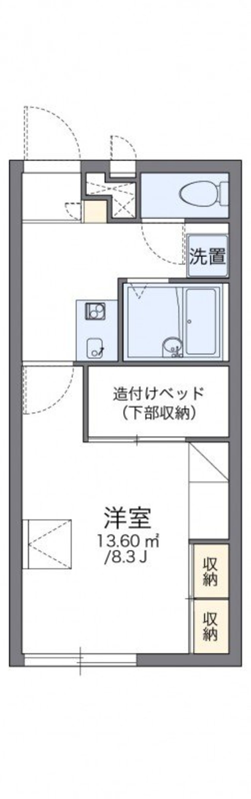 間取図 レオパレスＫＩＲＡＫＵ