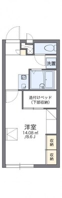 レオパレスボア　ソルテの間取図