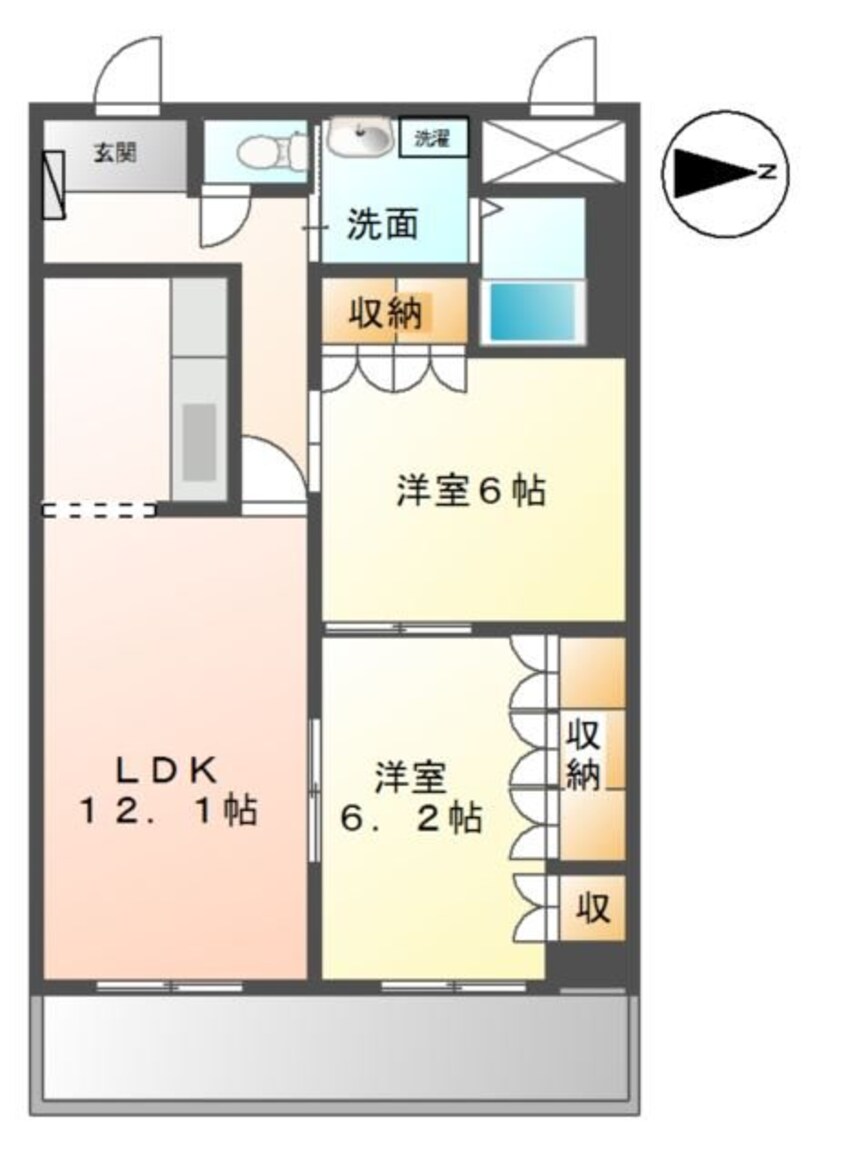 間取図 グレイスヴィラ　Ａ棟