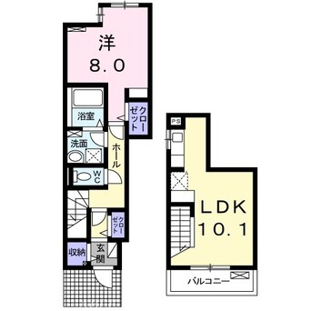 間取図 エトワールⅡ　Ｂ