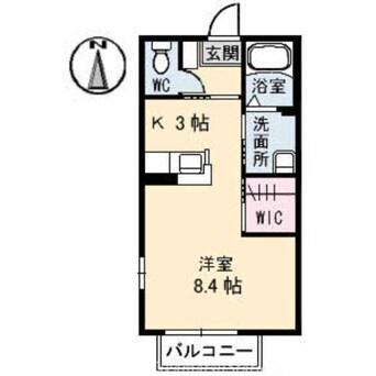 間取図 メゾンＫＡＷＡＮＩＳＨＩ