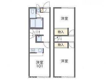 間取図 レオパレス木太南