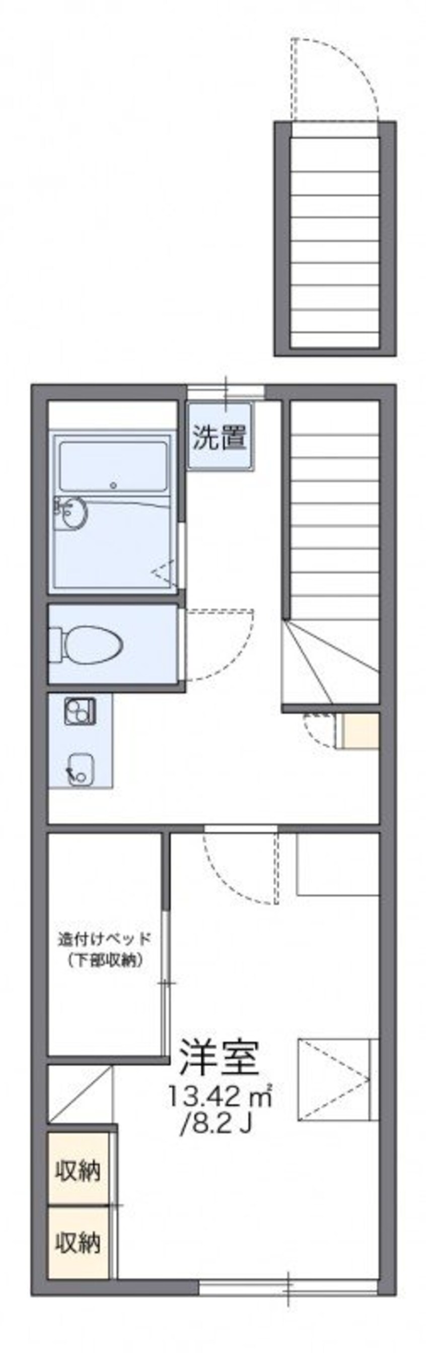 間取図 レオパレス高月