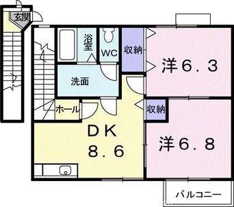 間取図 サイドヒル　Ａ