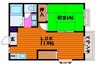 高徳線/屋島駅 徒歩2分 2階 築33年 1LDKの間取り