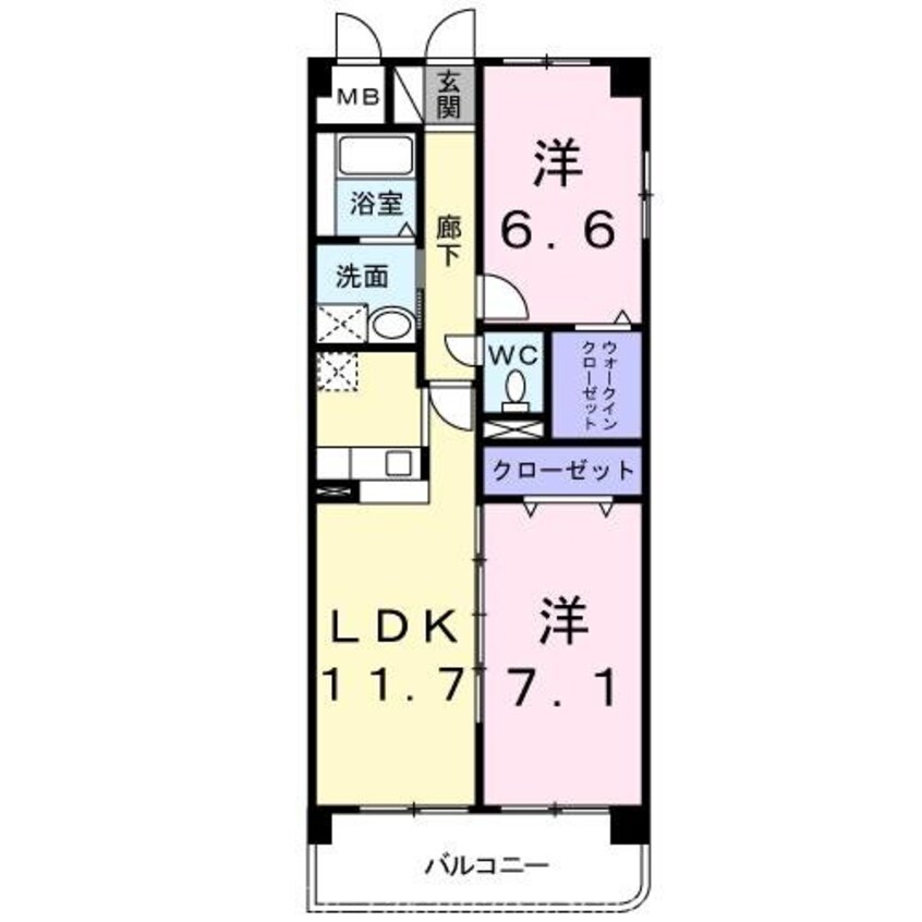 間取図 サン　ビオラ