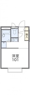 予讃線・内子線/高松駅 バス:11分:停歩3分 2階 築25年 1Kの間取り