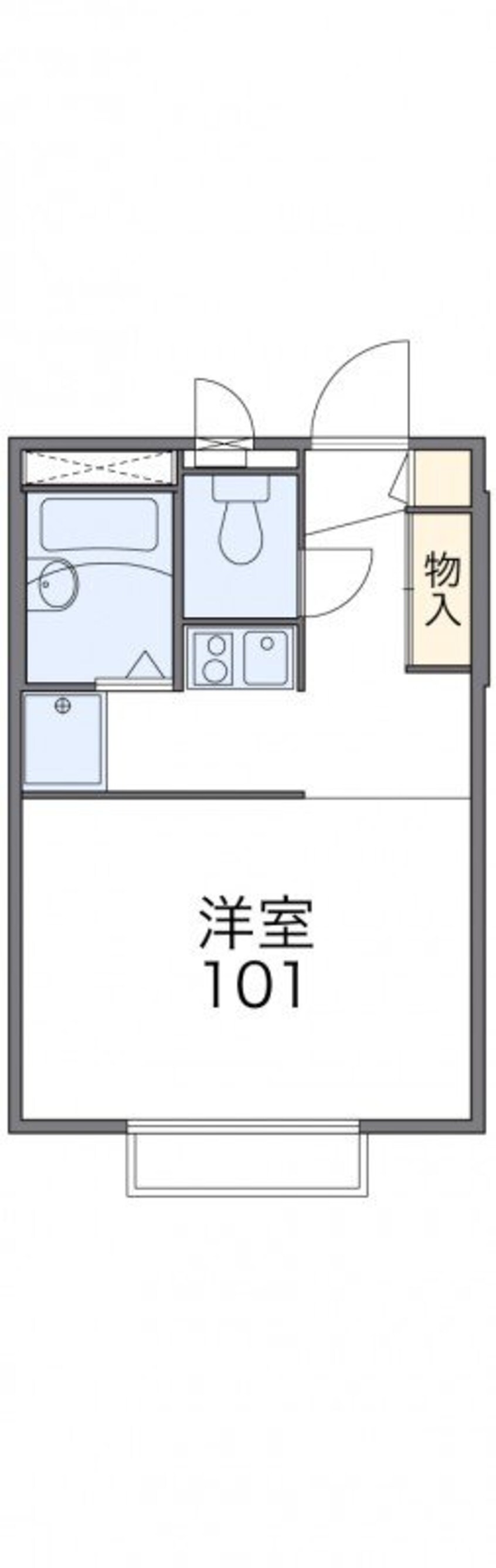 間取図 レオパレスブル－マリンⅠ