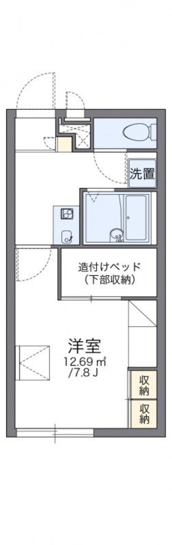 間取図 レオパレス向日葵