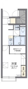 レオパレスグレイス木太 1Kの間取り