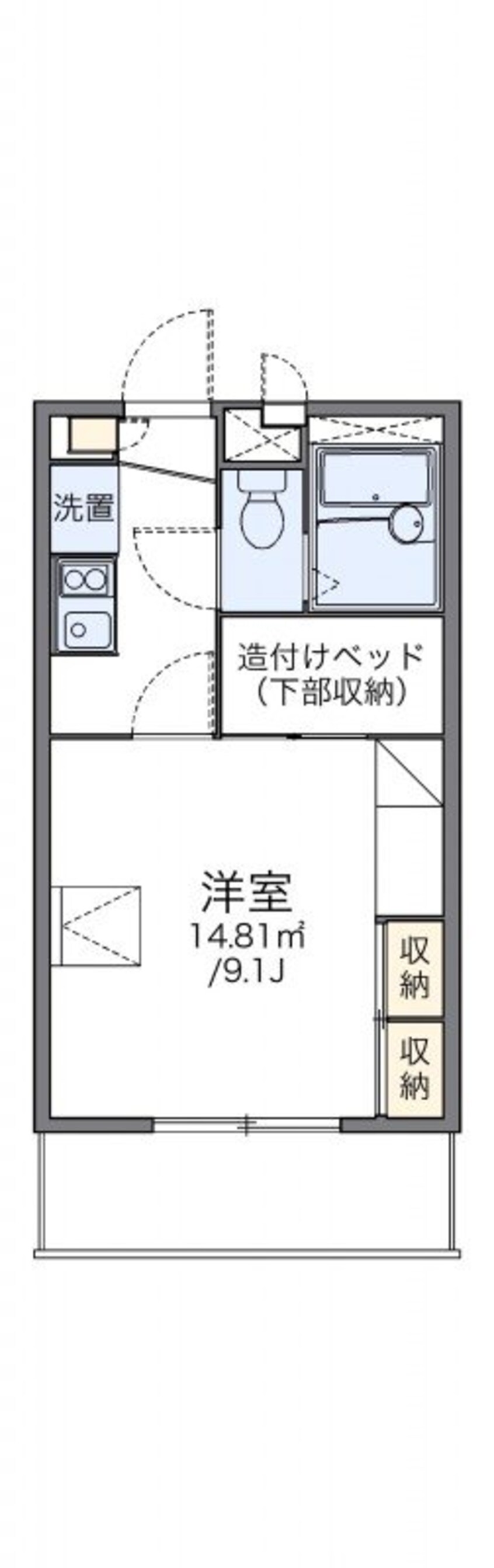 間取図 レオパレス川添