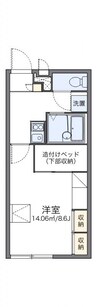 レオパレスサンシャイン２６ 1Kの間取り