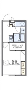 レオパレスサンシャイン２６ 1Kの間取り