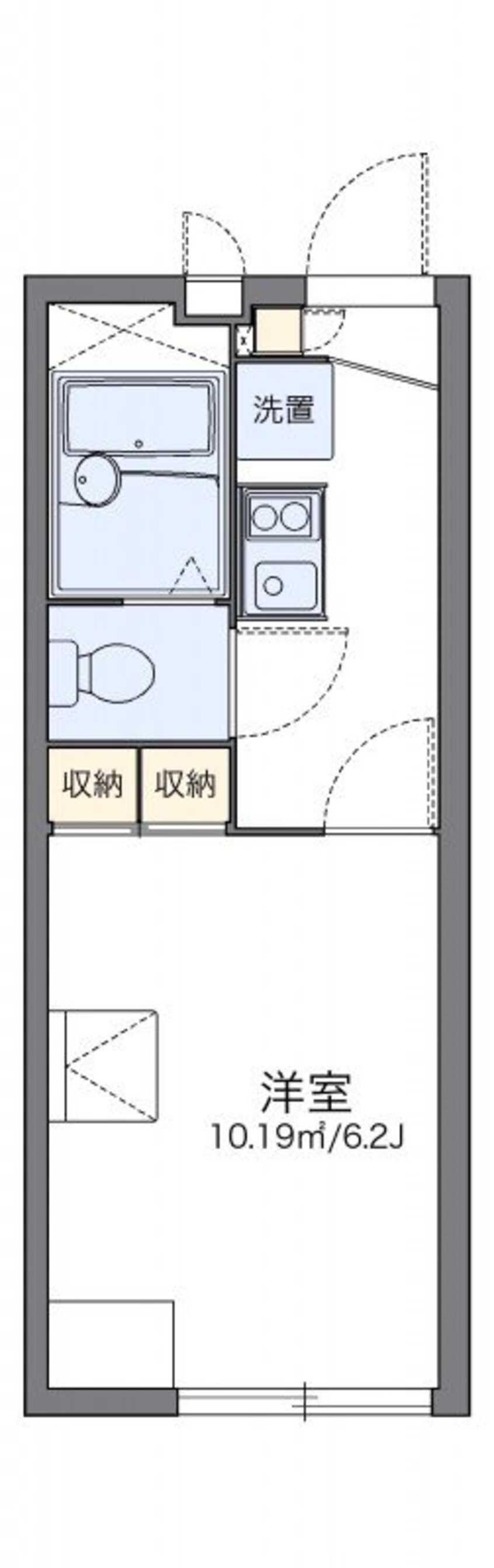 間取図 レオパレスサンポート