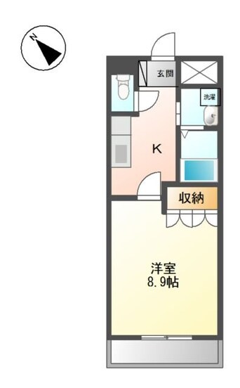 間取図 サンタクララ大隅